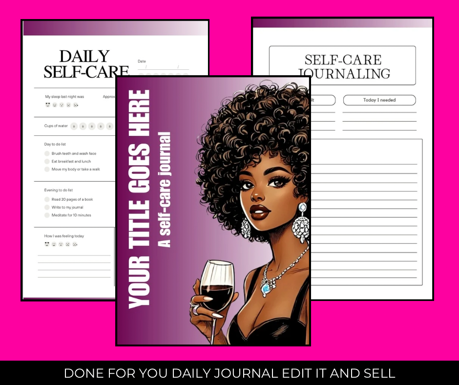 Edit & Resell: DFY Template
SELF-CARE Journal