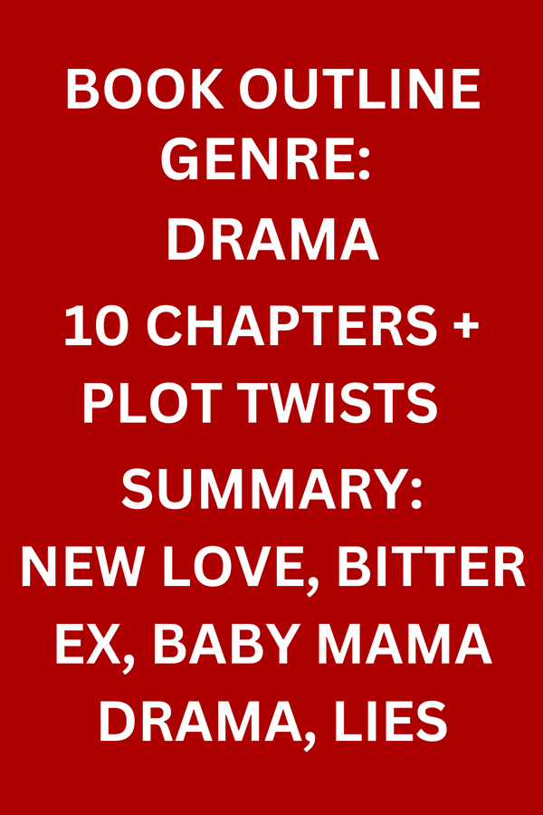 Drama Novel/Book Outline Done For You