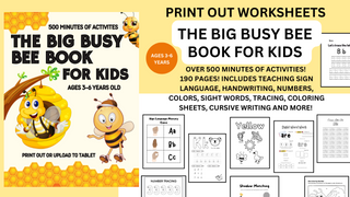 THE BIG BUSY BEE BOOK FOR KIDS Digital Download