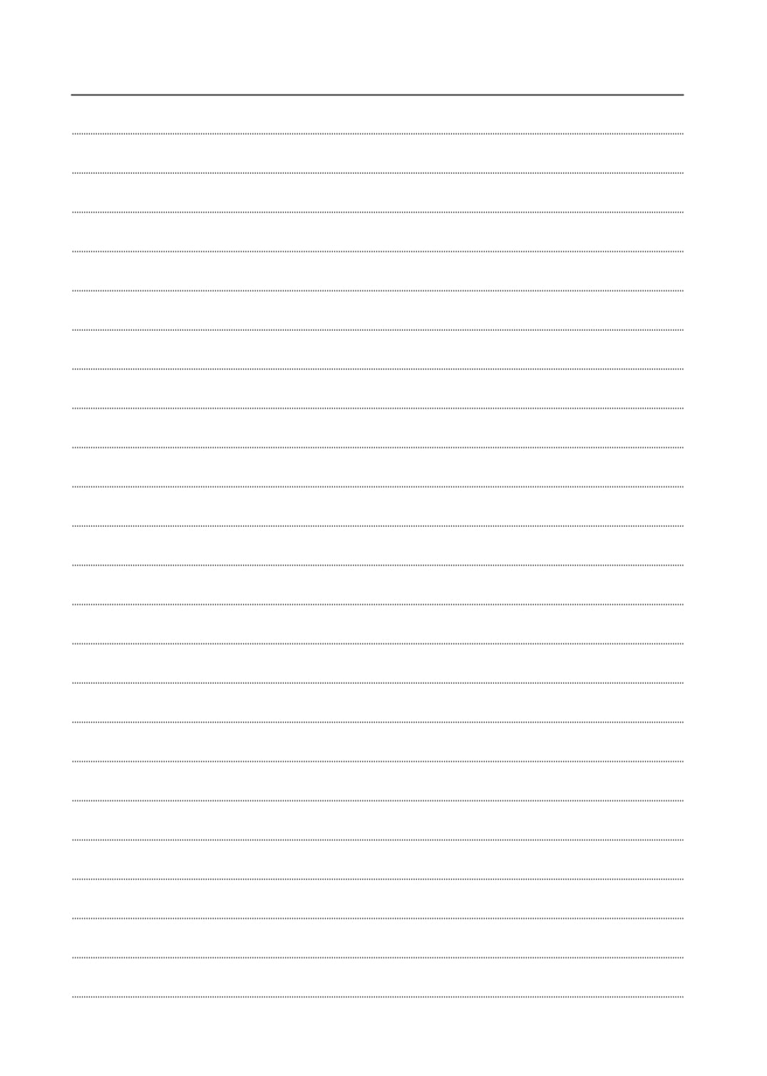 Lined Journal Pages Template