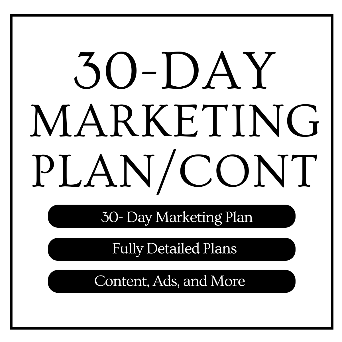 30-Day Marketing Assistance - PRO