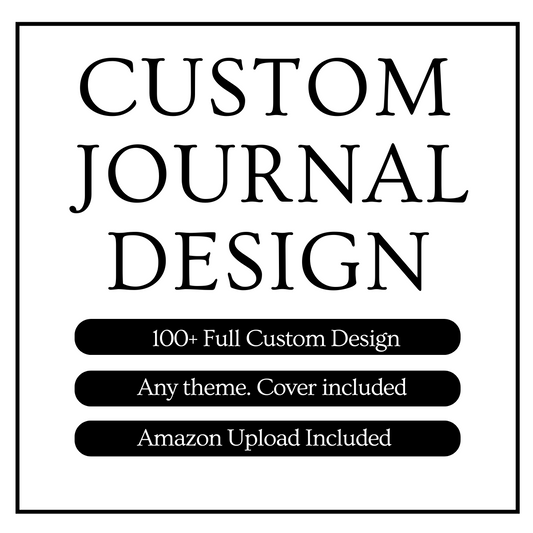 Custom Journal OR Planner Design Package