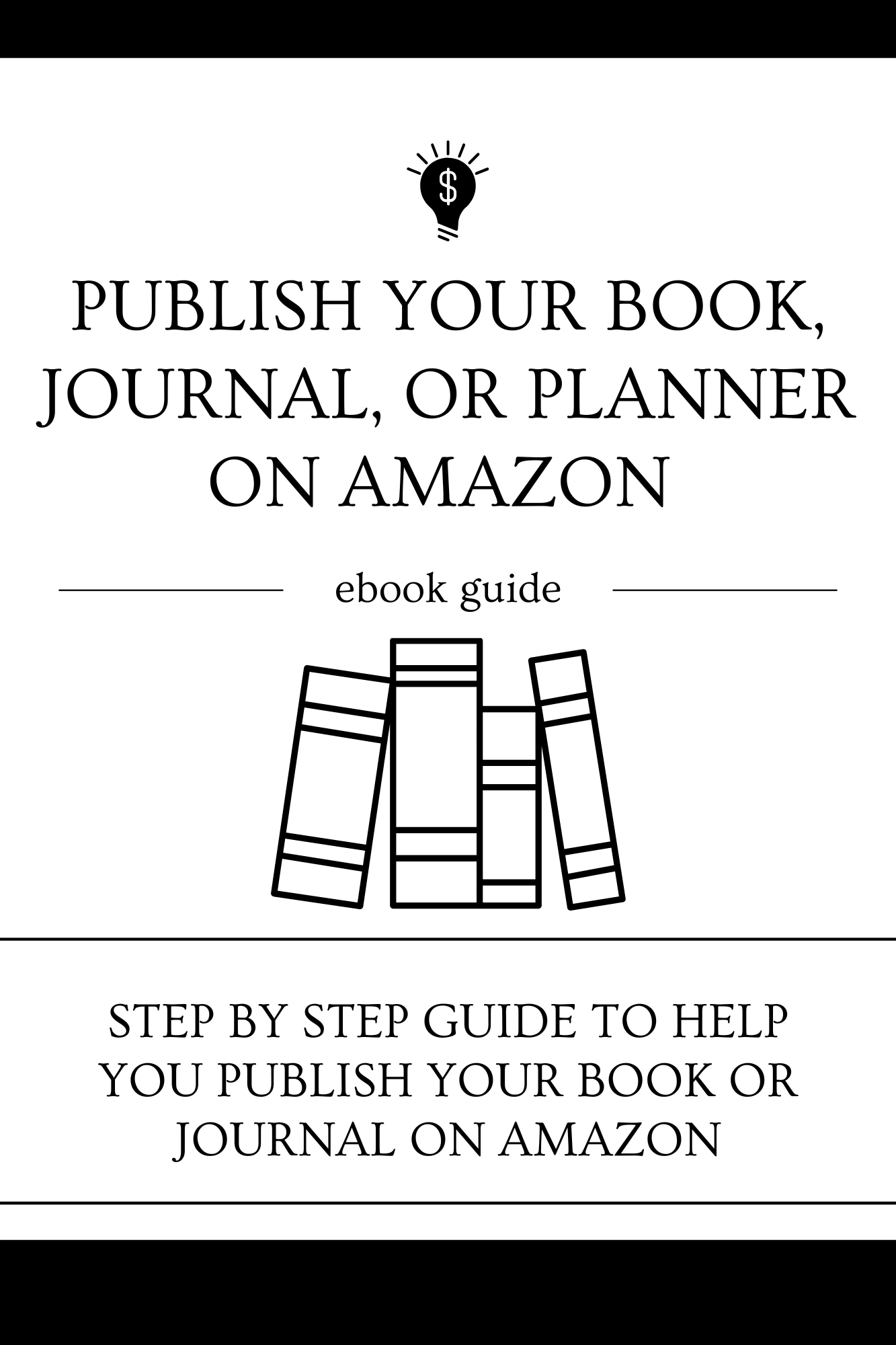PUBLISH YOUR BOOK OR PLANNER ON AMAZON