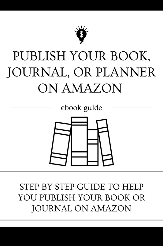 PUBLISH YOUR BOOK OR PLANNER ON AMAZON