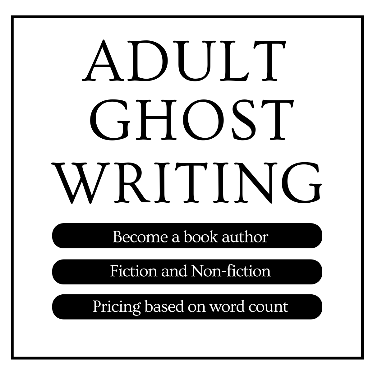 Ghostwriting Services