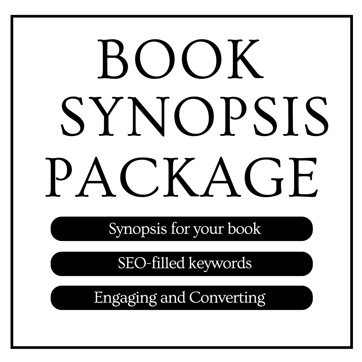 Synopsis Package (with Tag-Line option)