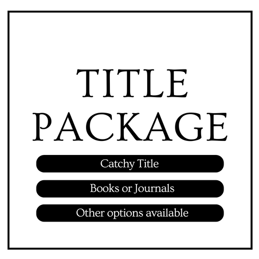 Title Package: Books & Business