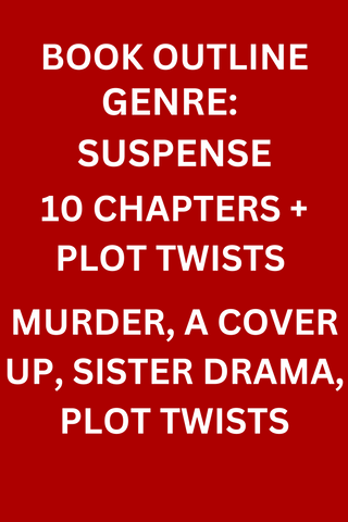 Suspence/Drama Novel/Book Outline Done For You