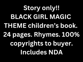 Prewritten BLACK GIRL MAGIC CHILDRENS BOOK