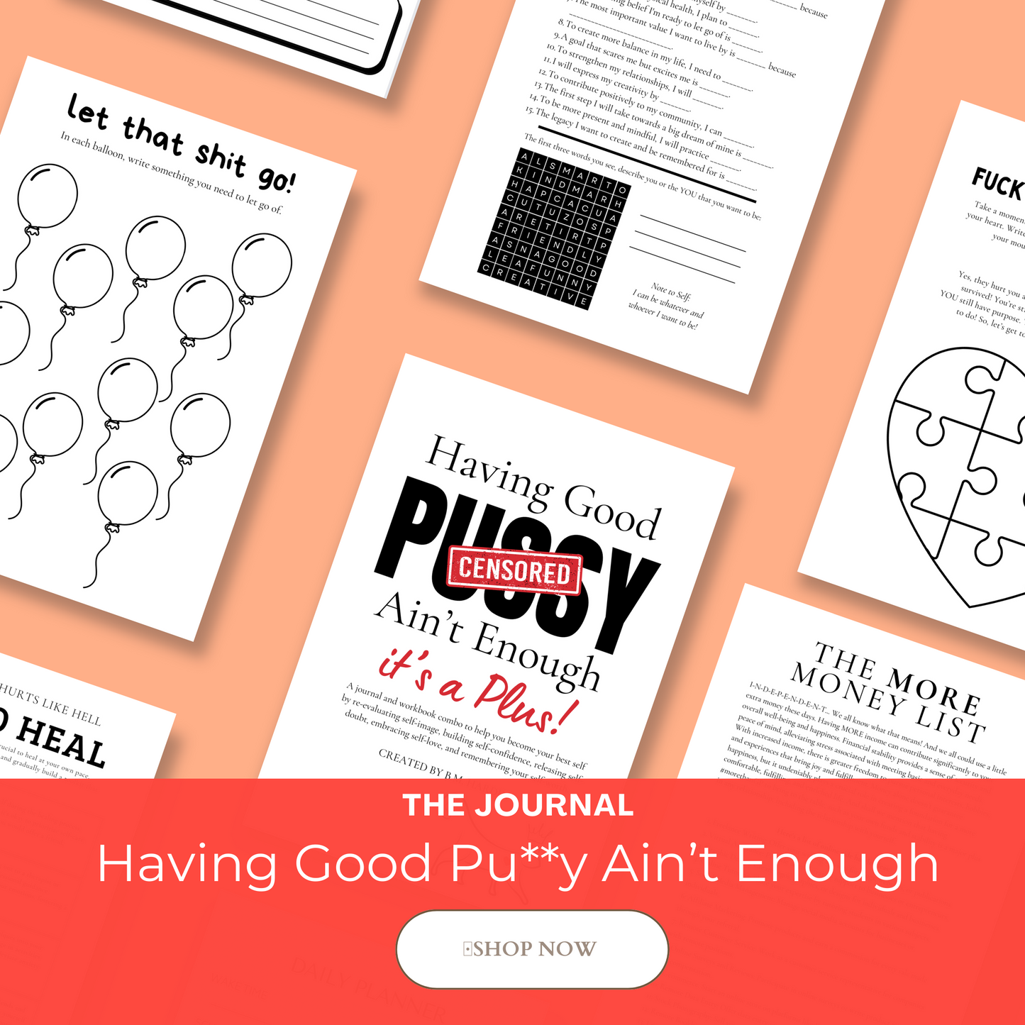 Having Good Pu**y Ain't Enough Journal & Workbook