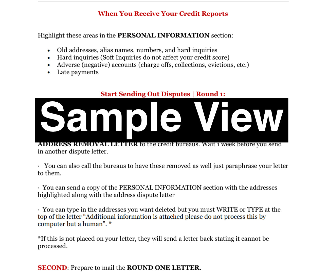 Credit Bundle: Personal + Business (DIY Credit Repair & Learn how to Establish Business Credit)