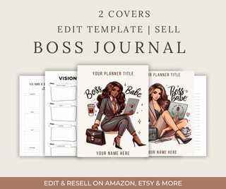 Edit & Resell: DFY Template
BOSS BABE PLANNER 2 Covers