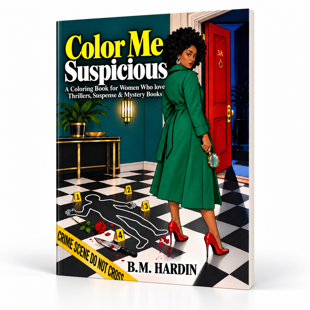 Color Me Suspicious - Coloring Book