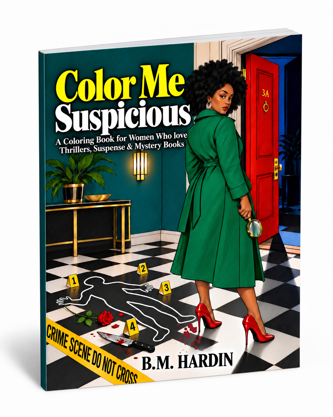 Color Me Suspicious - Coloring Book