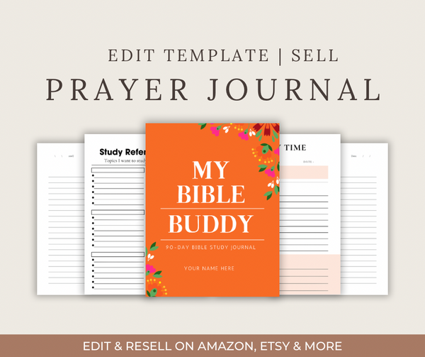 Edit & Resell: DFY Template BIBLE STUDY JOURNAL