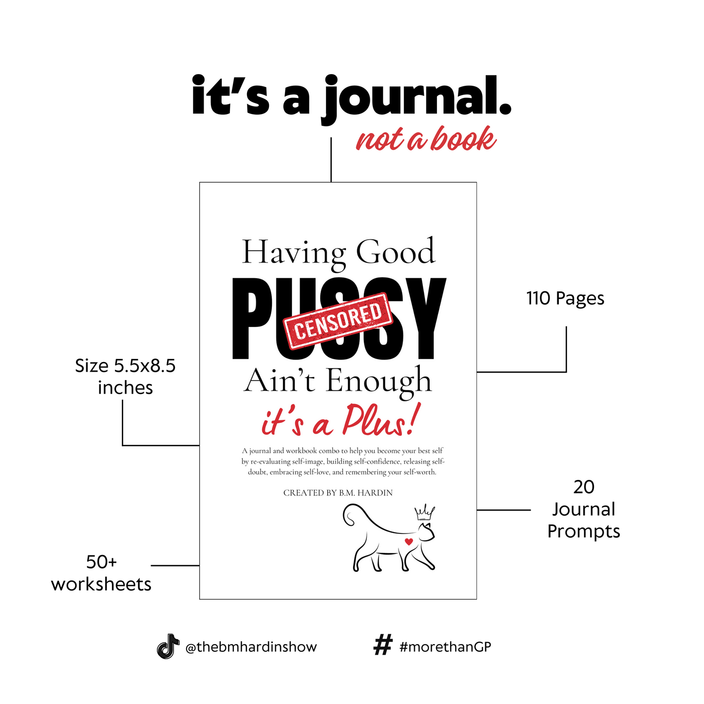 Having Good Pu**y Ain't Enough Journal & Workbook