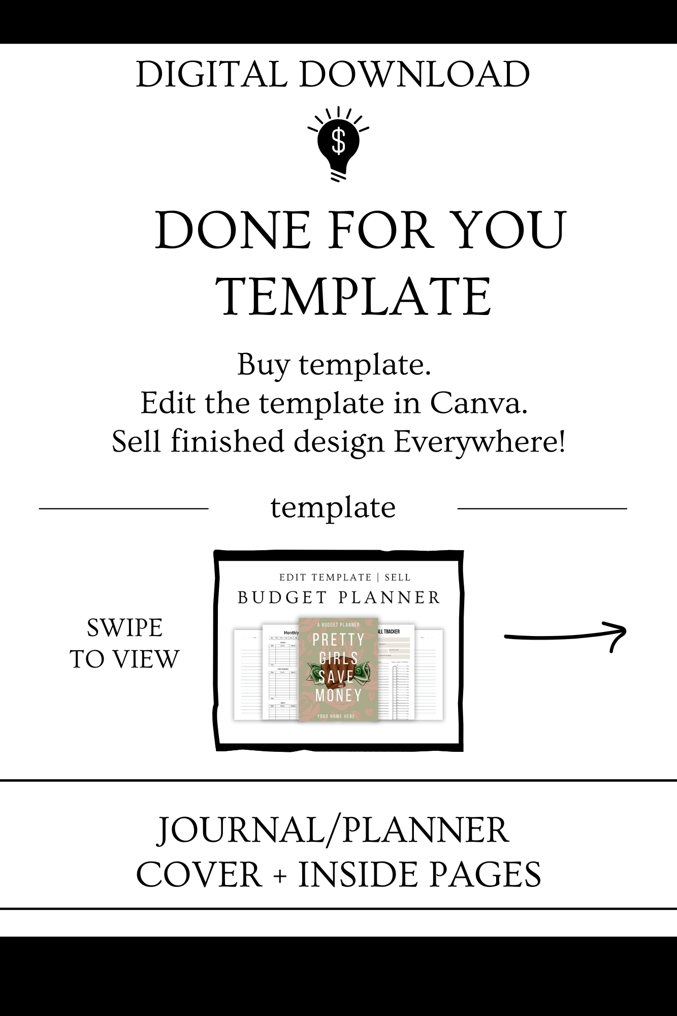 Edit & Resell: DFY Template BUDGET PLANNER